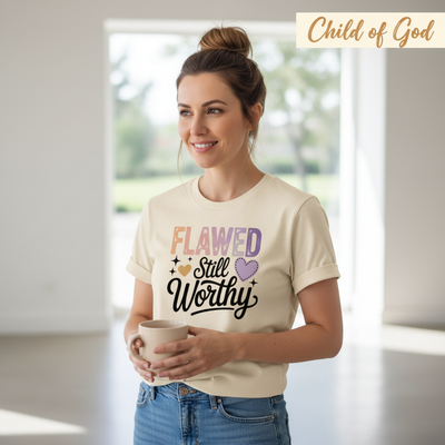 Flawed Still Worthy T-Shirt__lifestyle