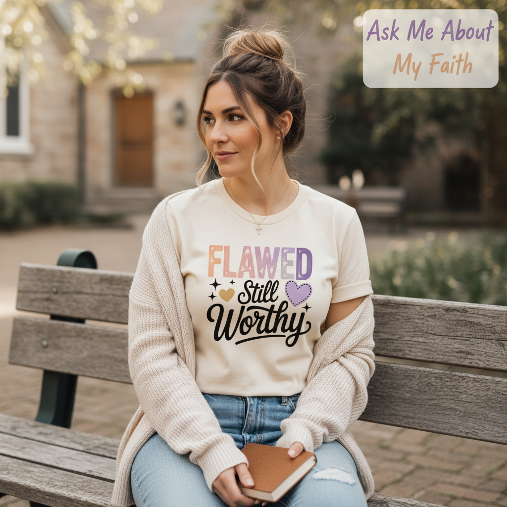 Flawed Still Worthy T-Shirt__pair