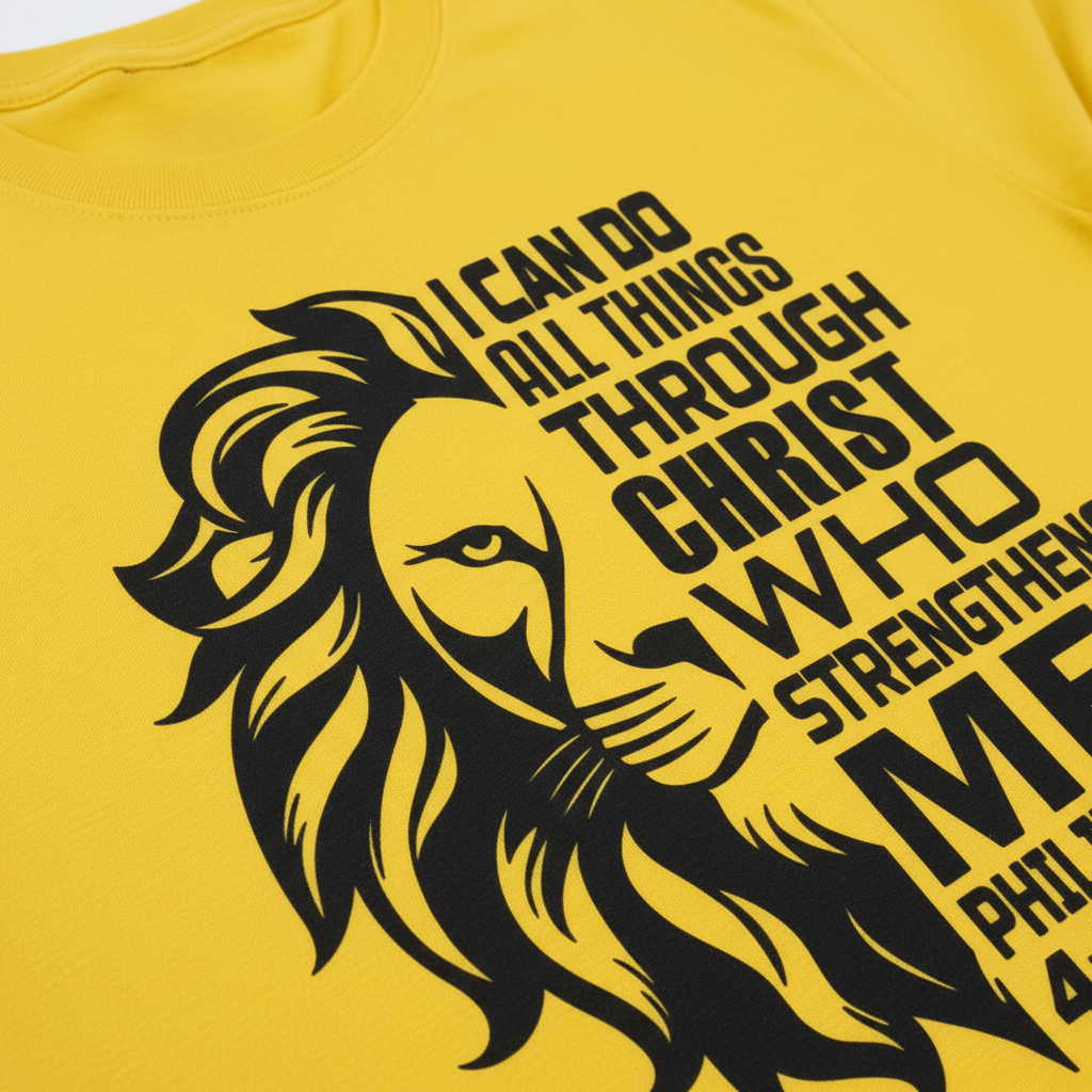 Lion of Strength T-Shirt__detail