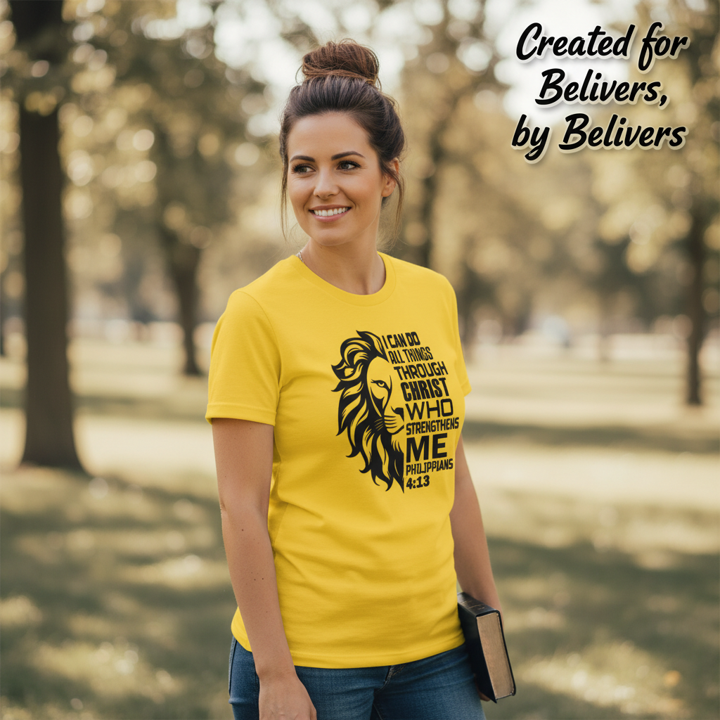 Lion of Strength T-Shirt__lifestyle