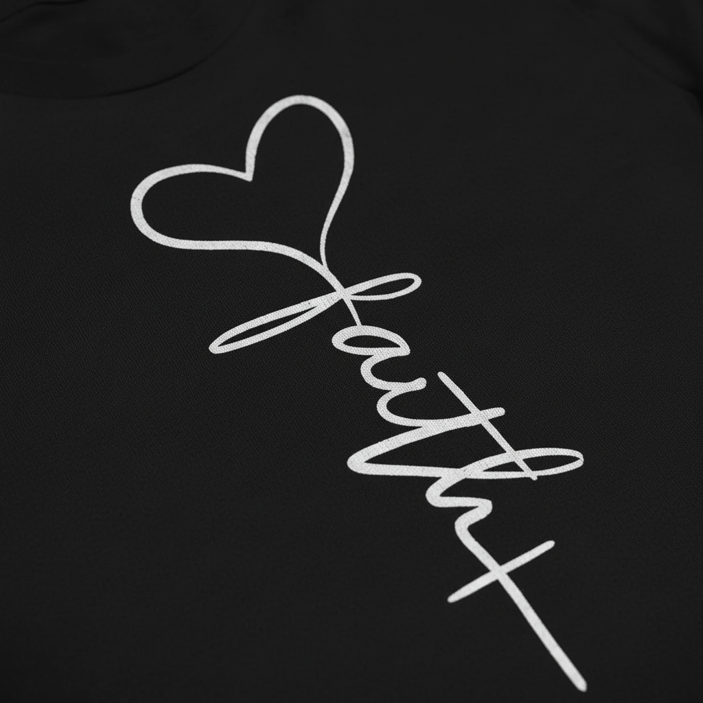 Love & Faith T-shirt__detail