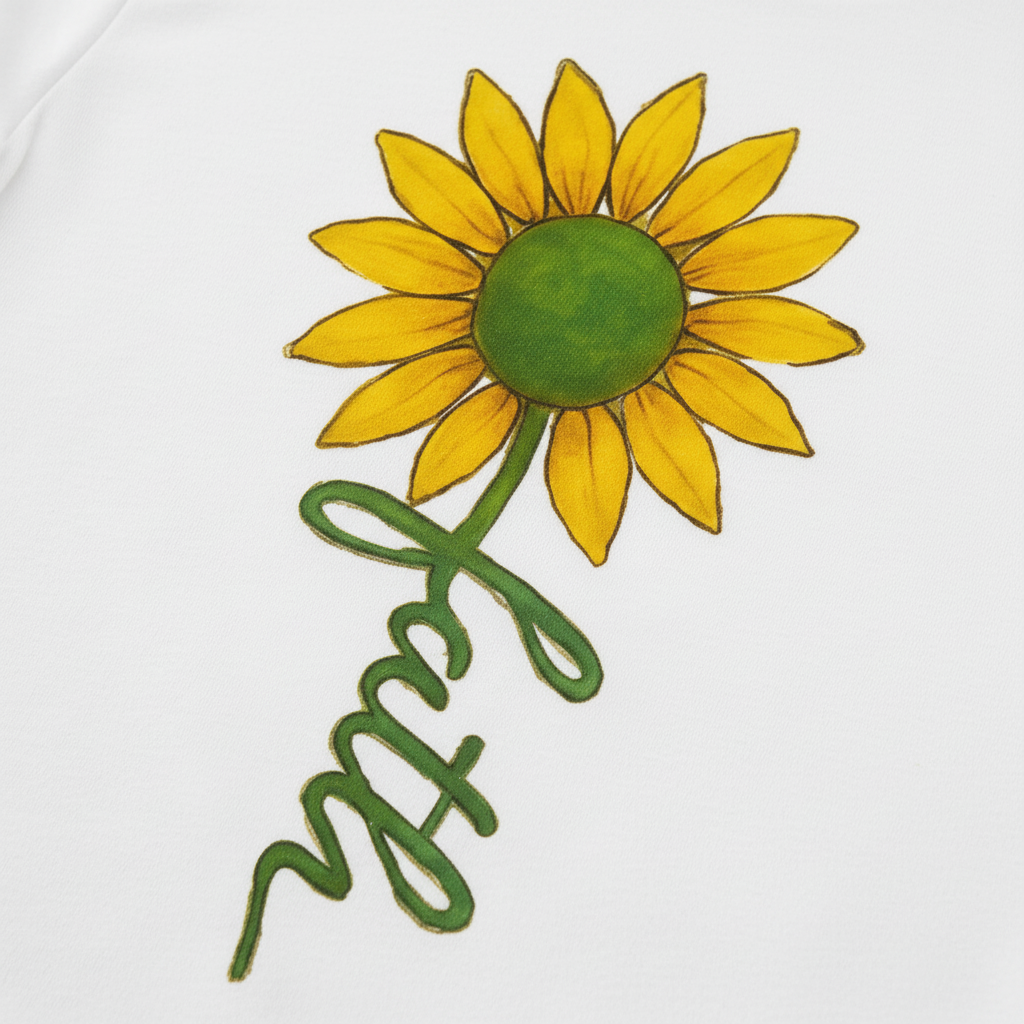 Sunflower Faith T-Shirt__detail