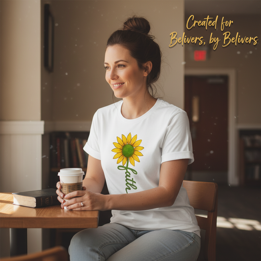 Sunflower Faith T-Shirt__use