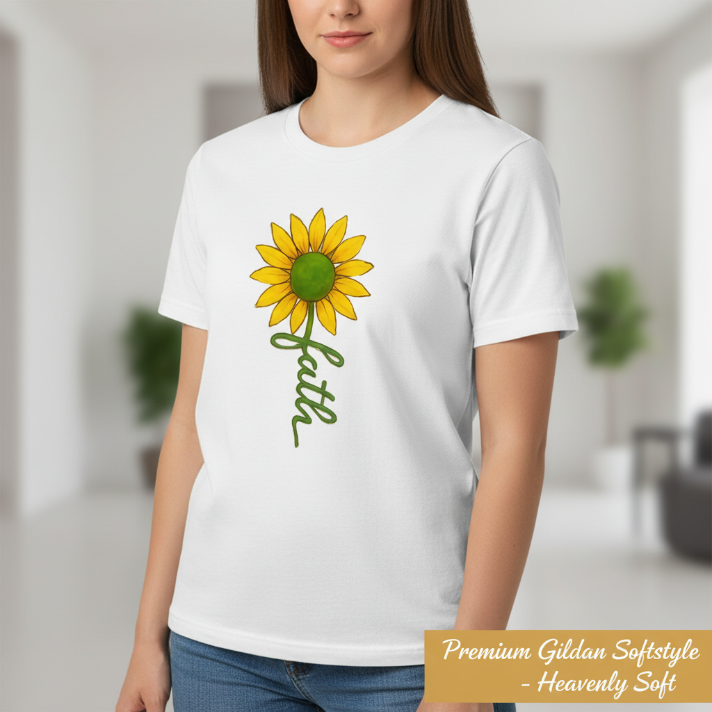 Sunflower Faith T-Shirt__space