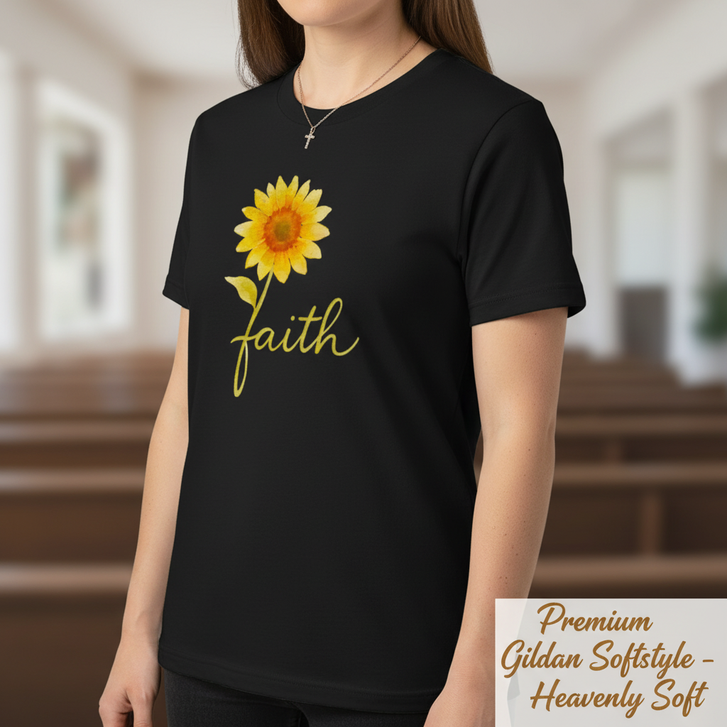 Sunflower Faith T-Shirt__space