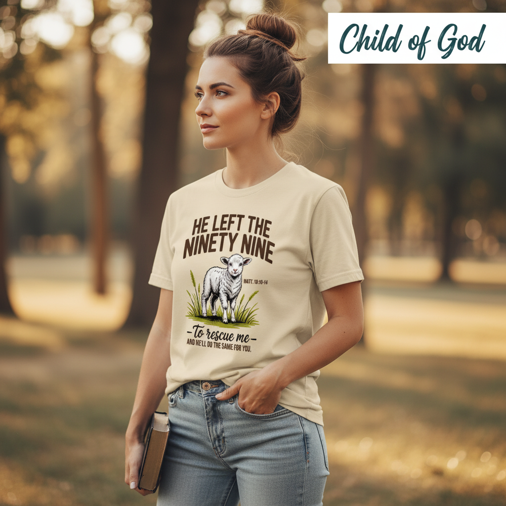 He Left the Ninety-Nine T-Shirt__lifestyle