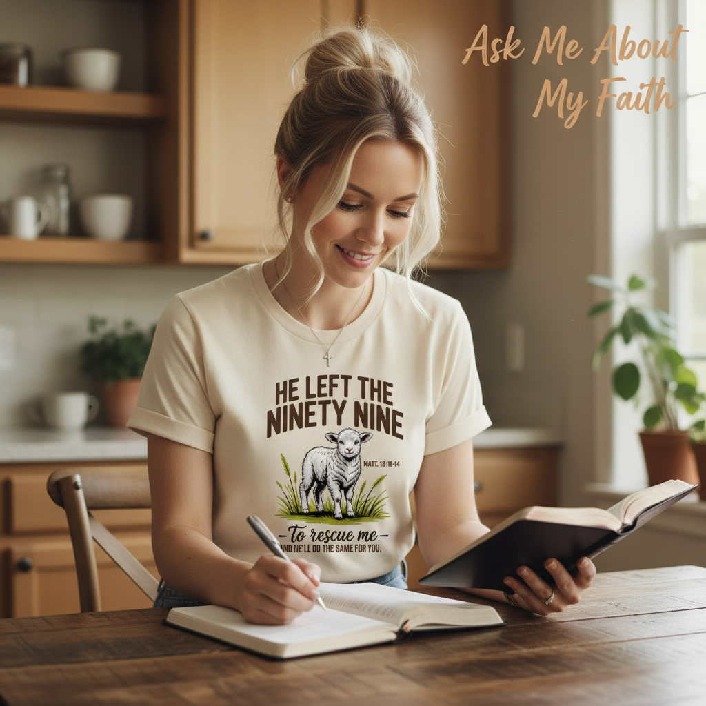 He Left the Ninety-Nine T-Shirt__use