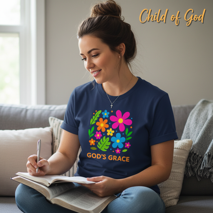God's Grace Bloom T-Shirt__use