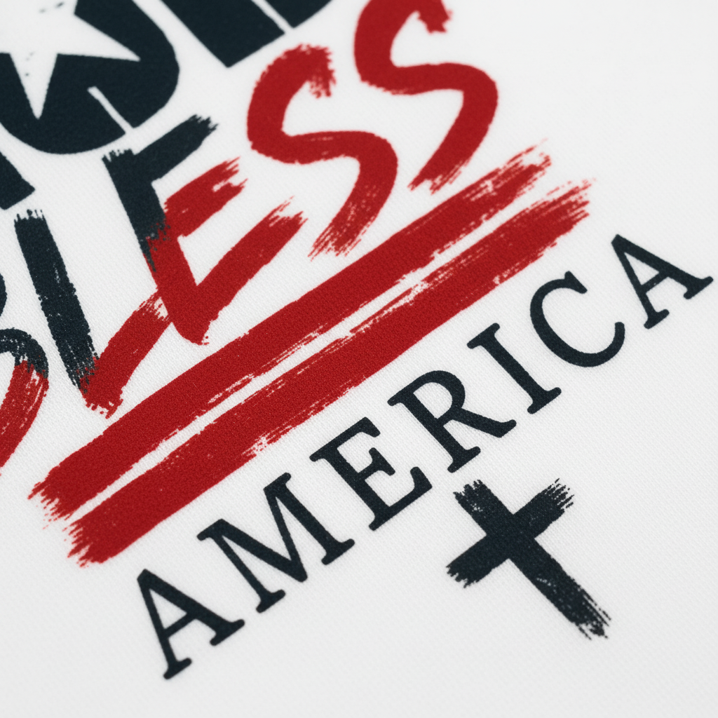 God Bless America T-Shirt__detail