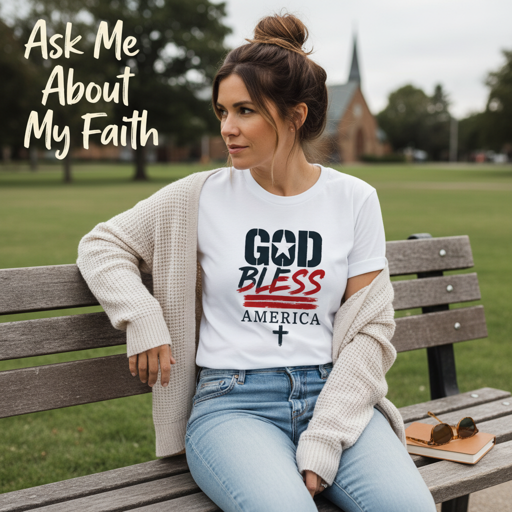 God Bless America T-Shirt__pair