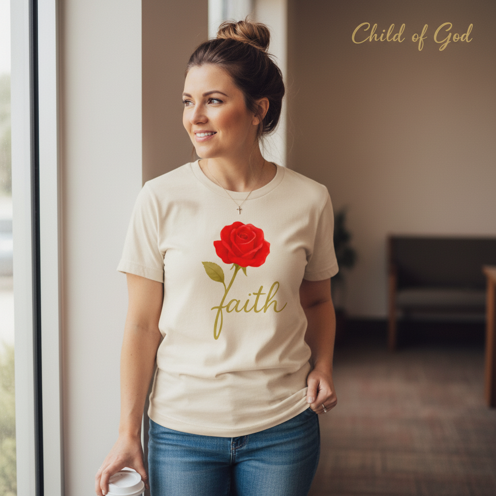 Rose of Faith T-Shirt__lifestyle