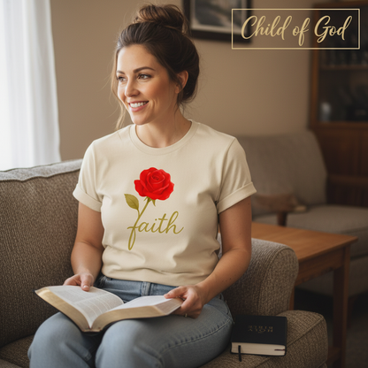 Rose of Faith T-Shirt__use