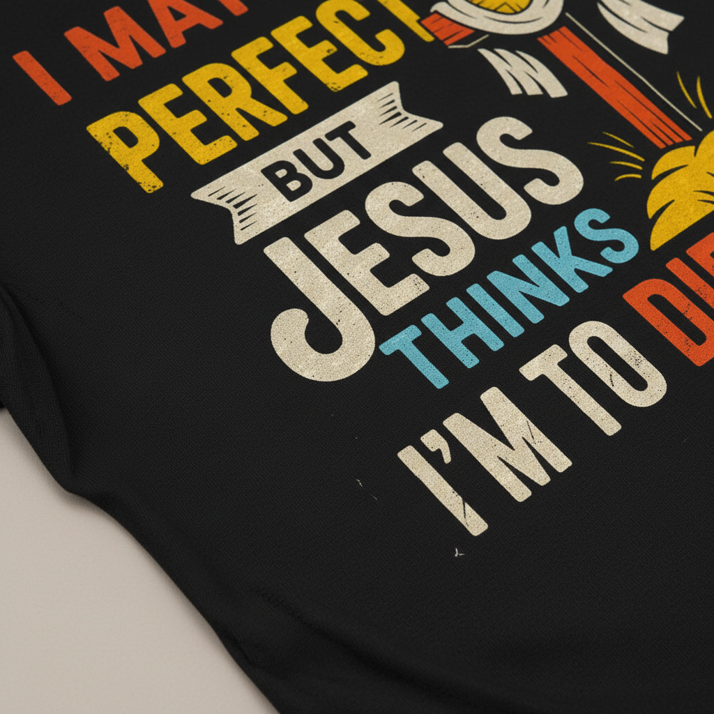 Jesus Thinks I'm Worth It T-Shirt__detail