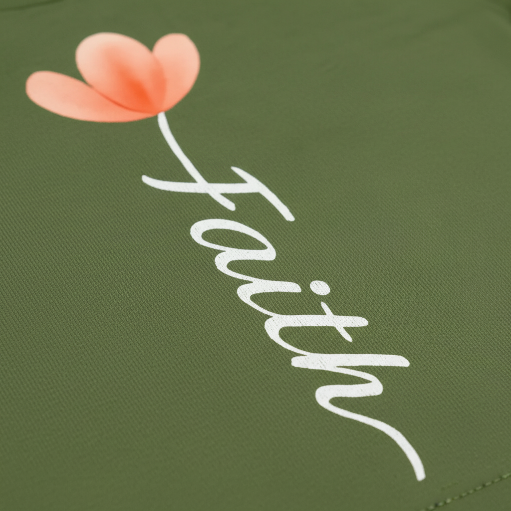 Faith Blossom T-Shirt__detail