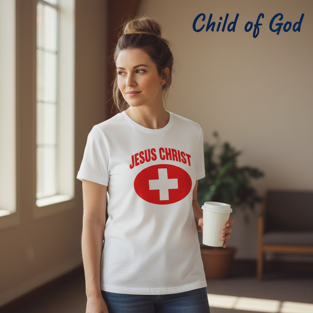 Jesus Christ Heals T-Shirt__lifestyle
