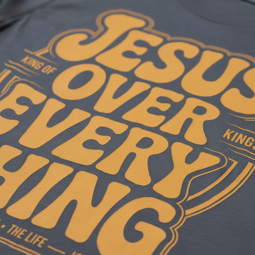 Jesus Over Everything T-Shirt__detail