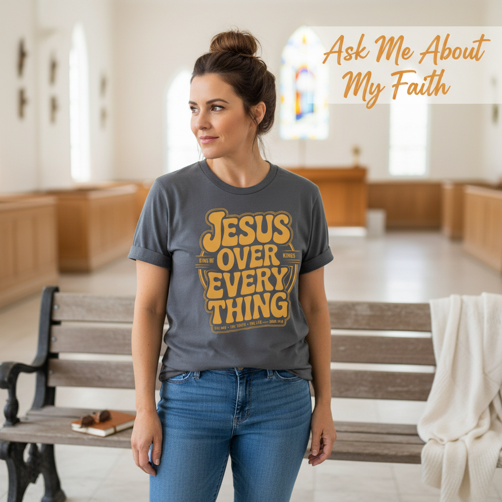 Jesus Over Everything T-Shirt__pair