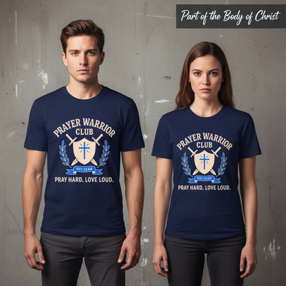 Prayer Warrior Club T-Shirt_stoic