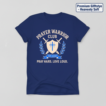 Prayer Warrior Club T-Shirt_clean