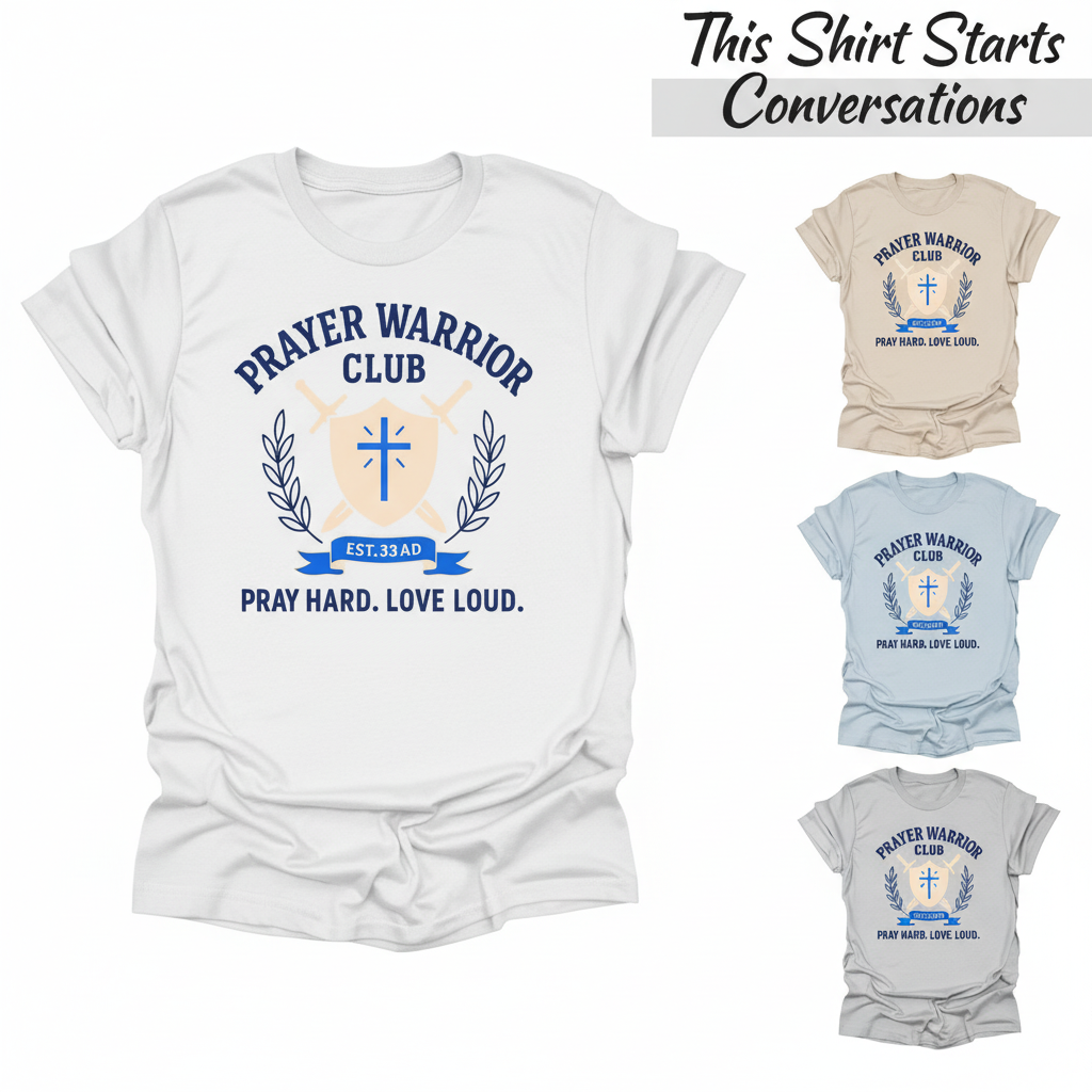 Prayer Warrior Club T-Shirt_color_hero