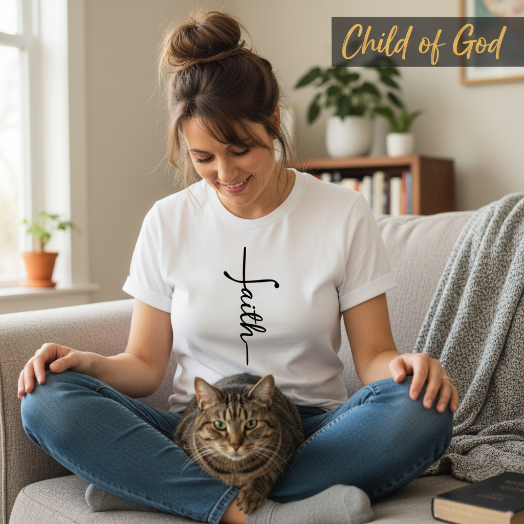 Faith In The Cross T-Shirt_pet_companion