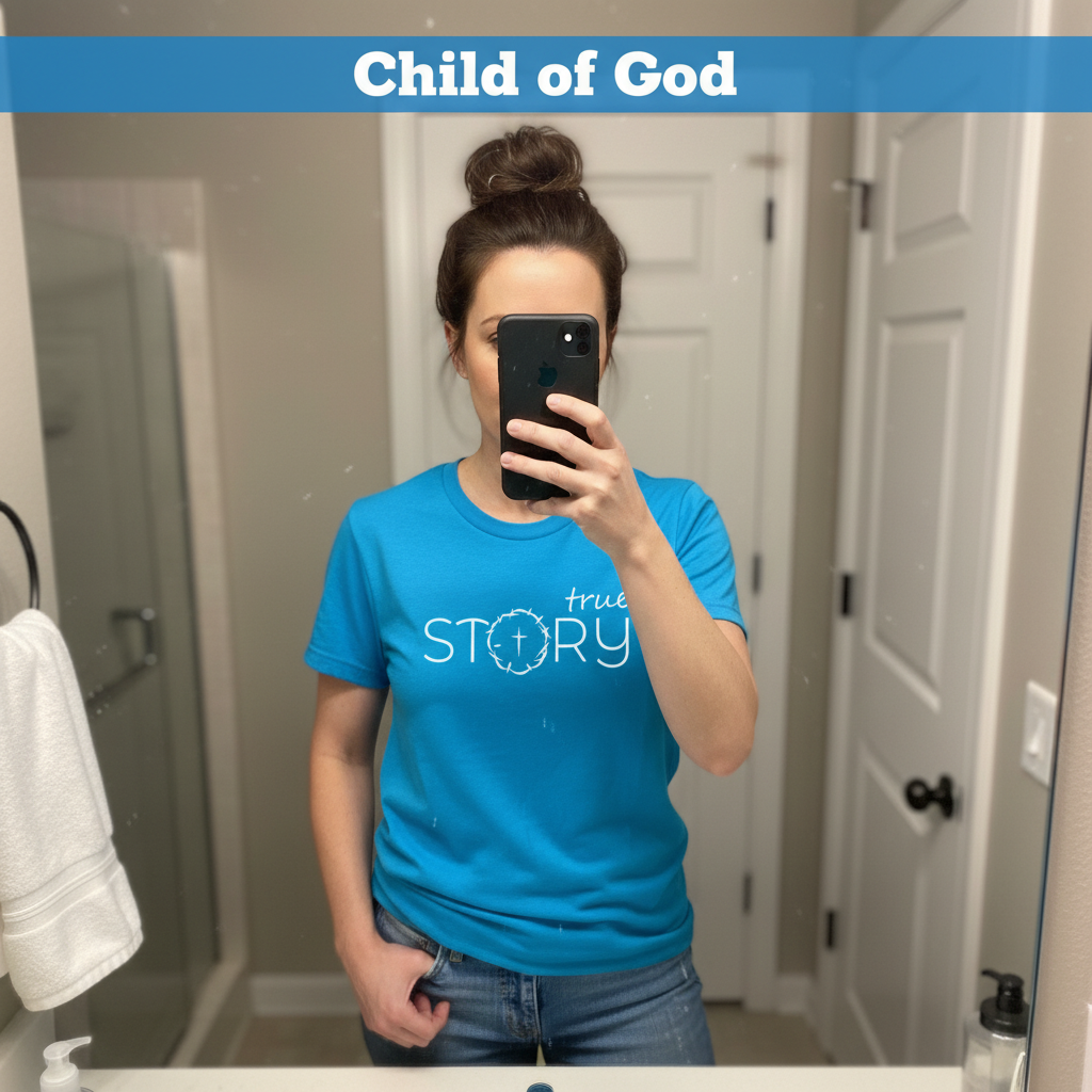 True Story Crown T-Shirt_mirror_selfie