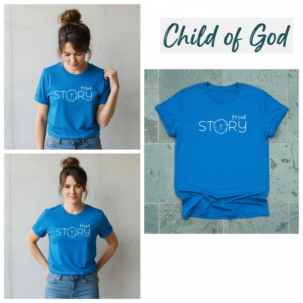 True Story Crown T-Shirt_3_panel