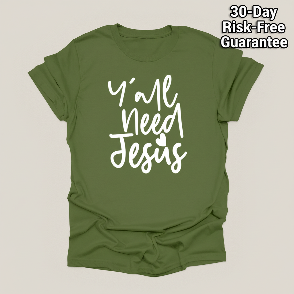 Y'all Need Jesus T-Shirt_clean