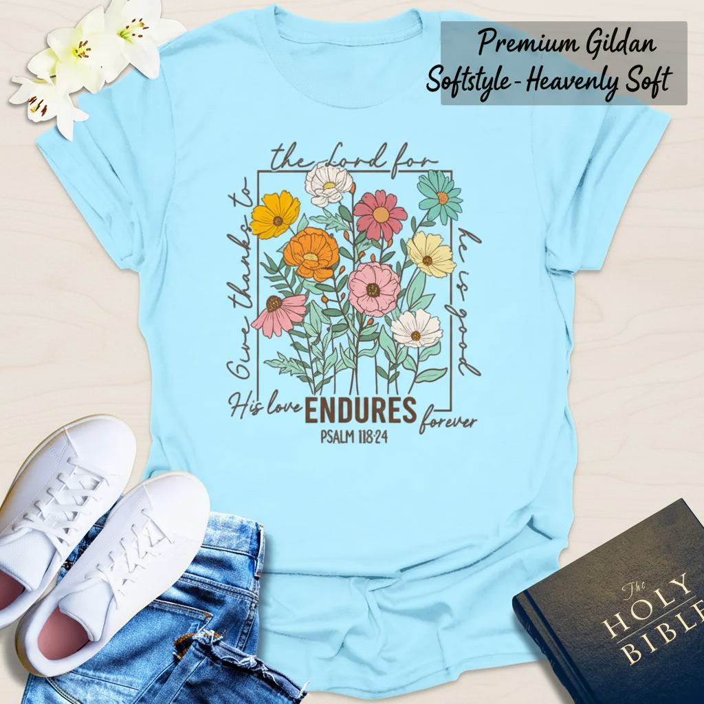Enduring Love Floral T-Shirt_clean