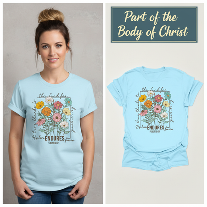 Enduring Love Floral T-Shirt_model_flat