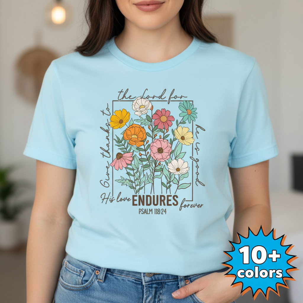 Enduring Love Floral T-Shirt_badge