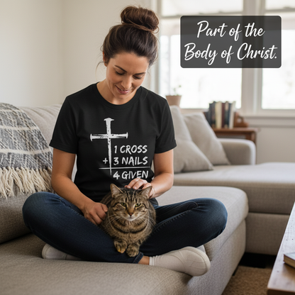 One Cross Forgiven T-Shirt_pet_companion