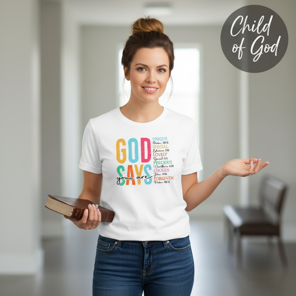 God Says You Are T-Shirt_prop_inteact