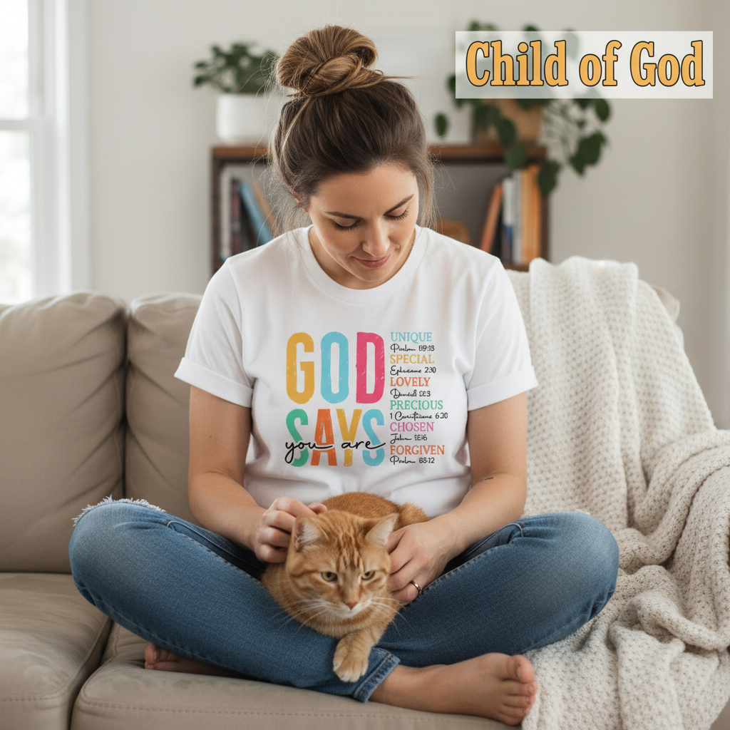 God Says You Are T-Shirt_pet_companion