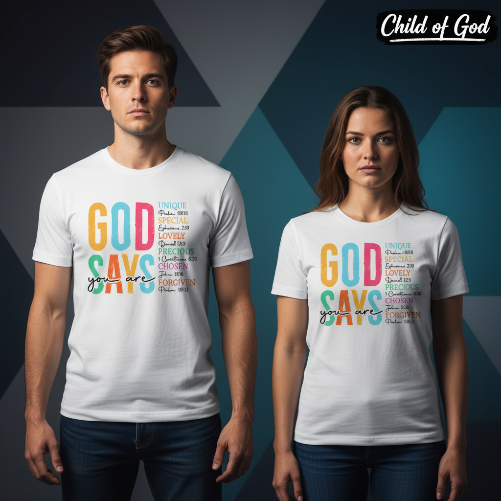 God Says You Are T-Shirt_stoic