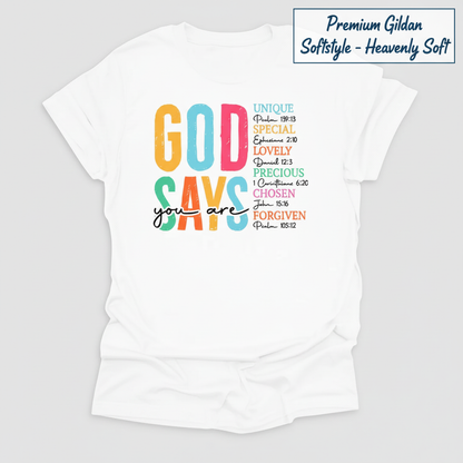 God Says You Are T-Shirt_clean