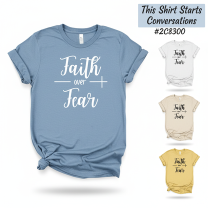 Faith Over Fear T-Shirt_color_hero