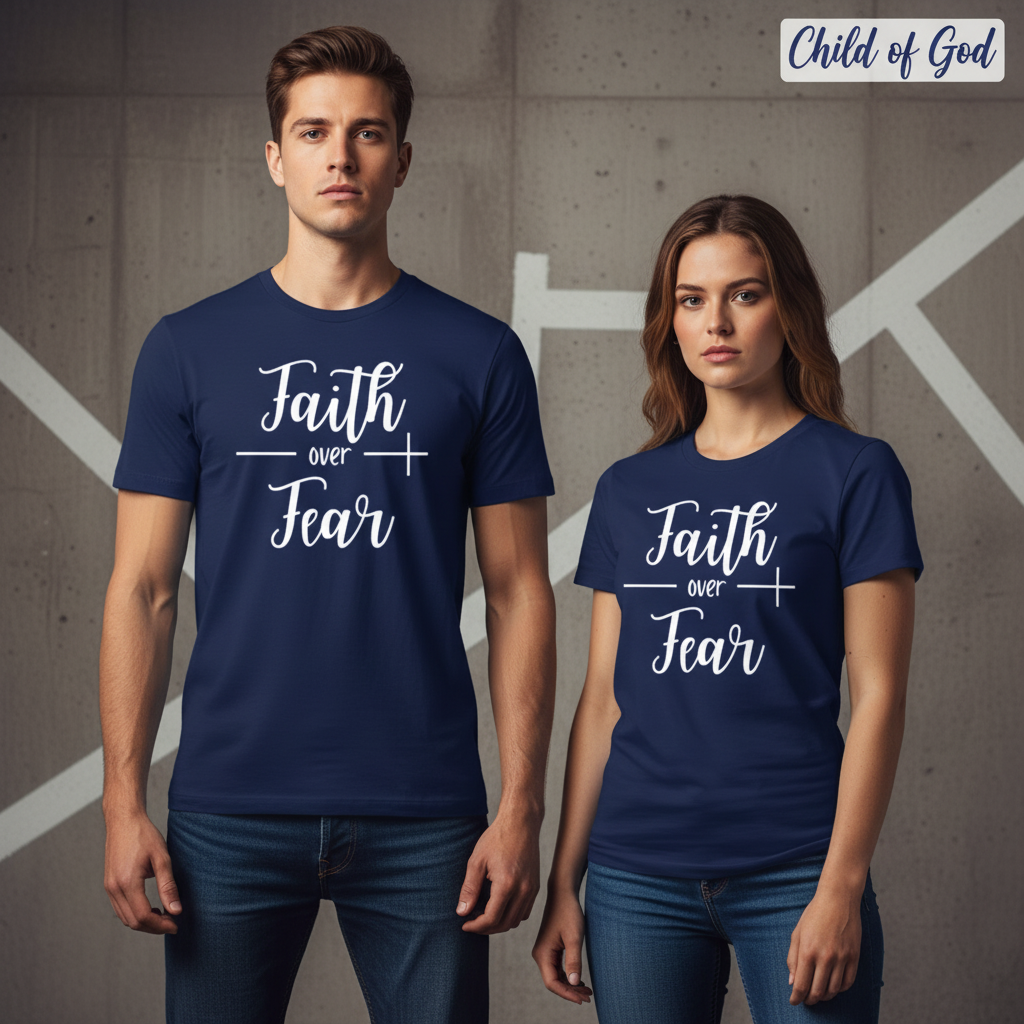 Faith Over Fear T-Shirt_stoic