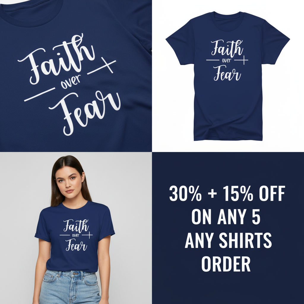 Faith Over Fear T-Shirt_4_panel