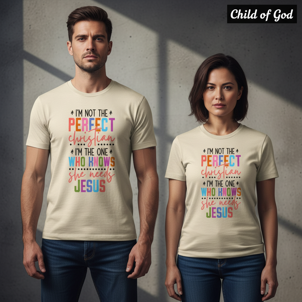 Perfectly Imperfect Christian T-Shirt_stoic