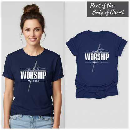 Made to Worship T-Shirt_model_flat