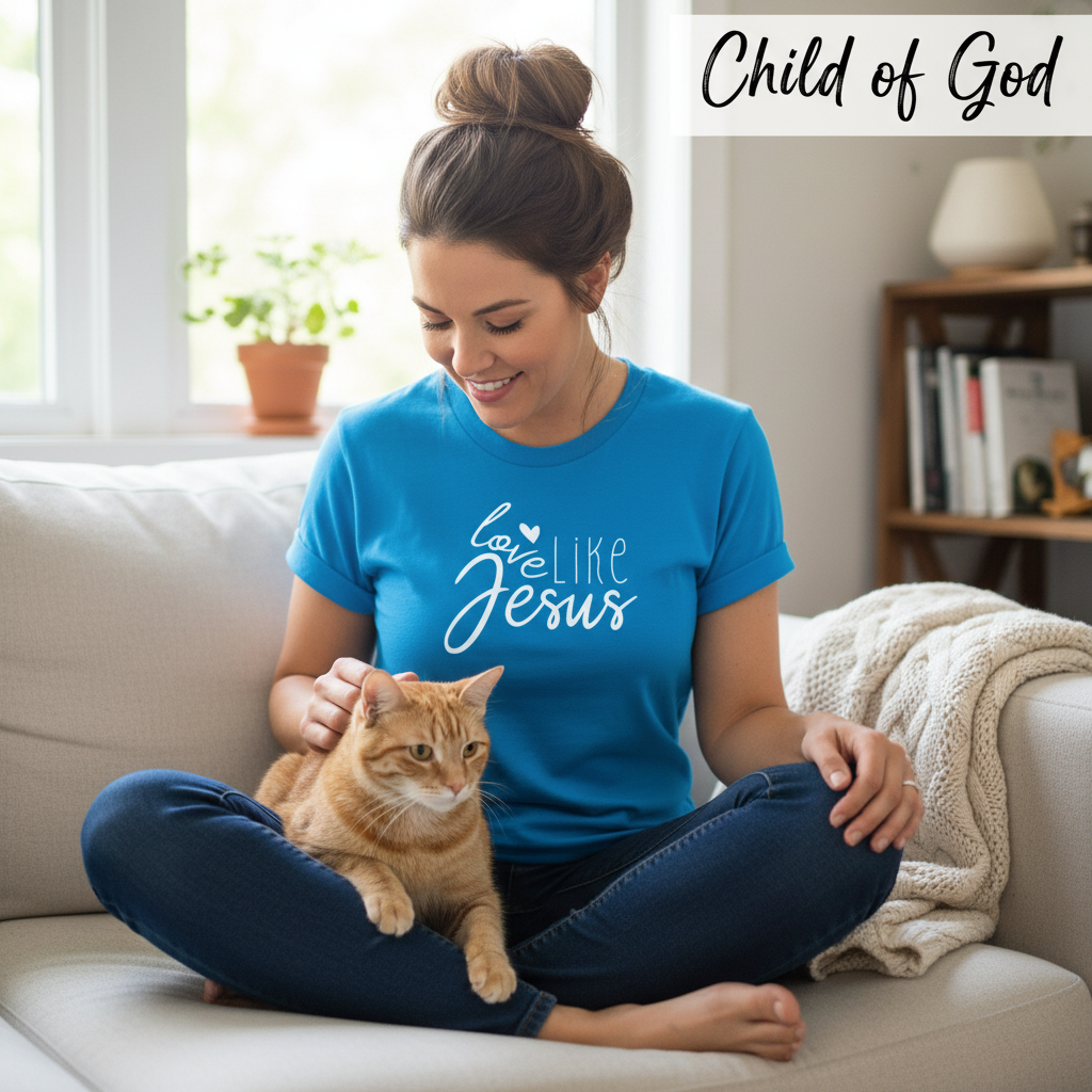 Love Like Jesus T-Shirt_pet_companion
