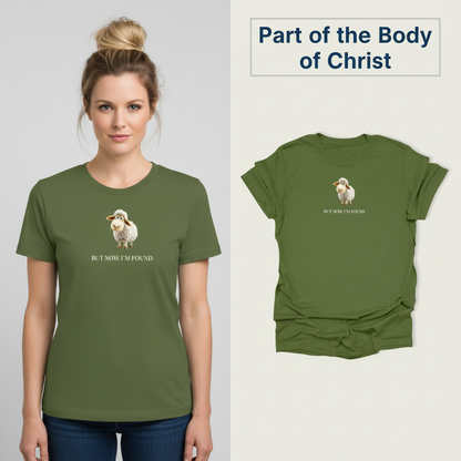 Lost But Loved Sheep T-Shirt_model_flat