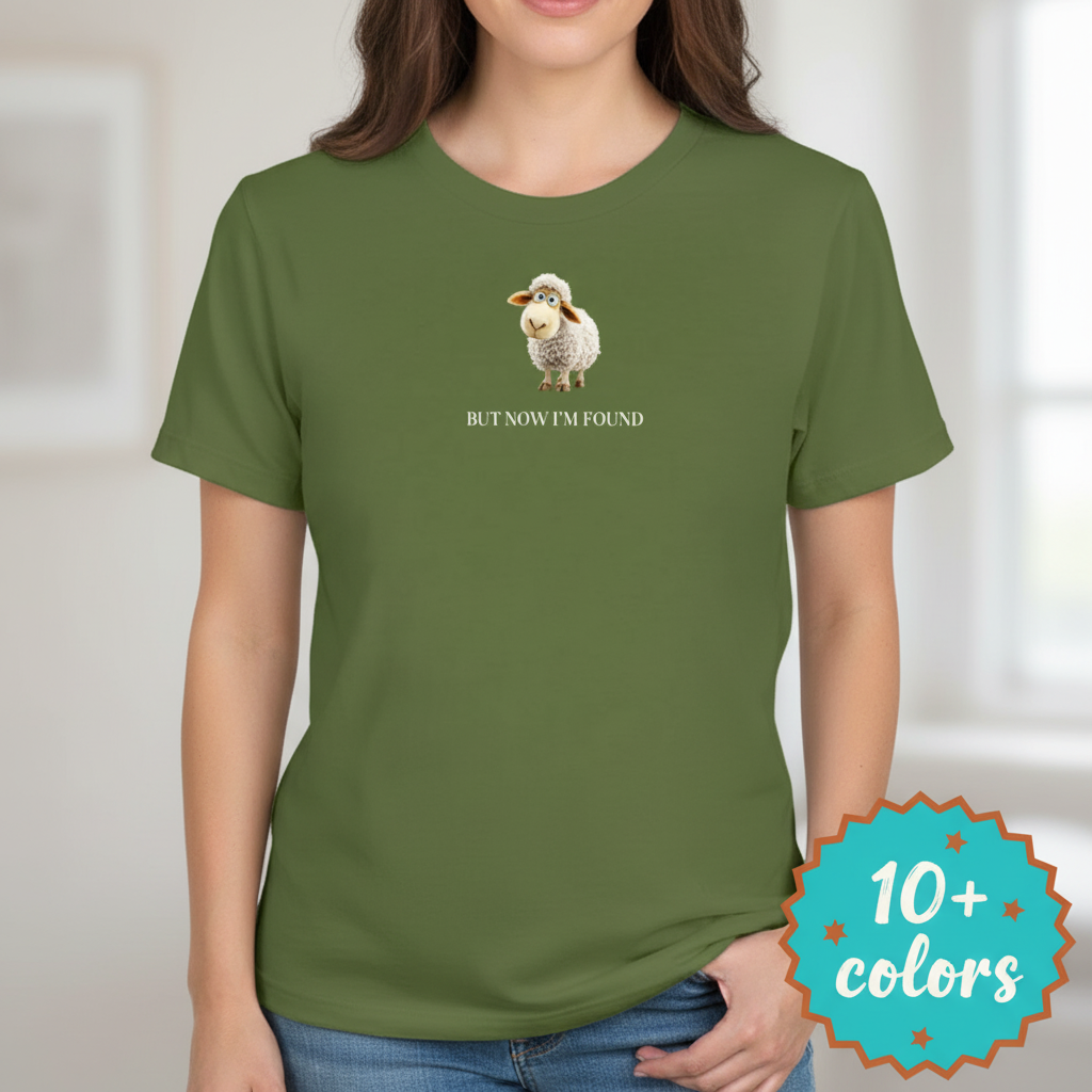 Lost But Loved Sheep T-Shirt_badge