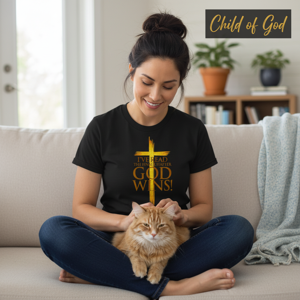 God Wins Final Chapter T-Shirt_pet_companion