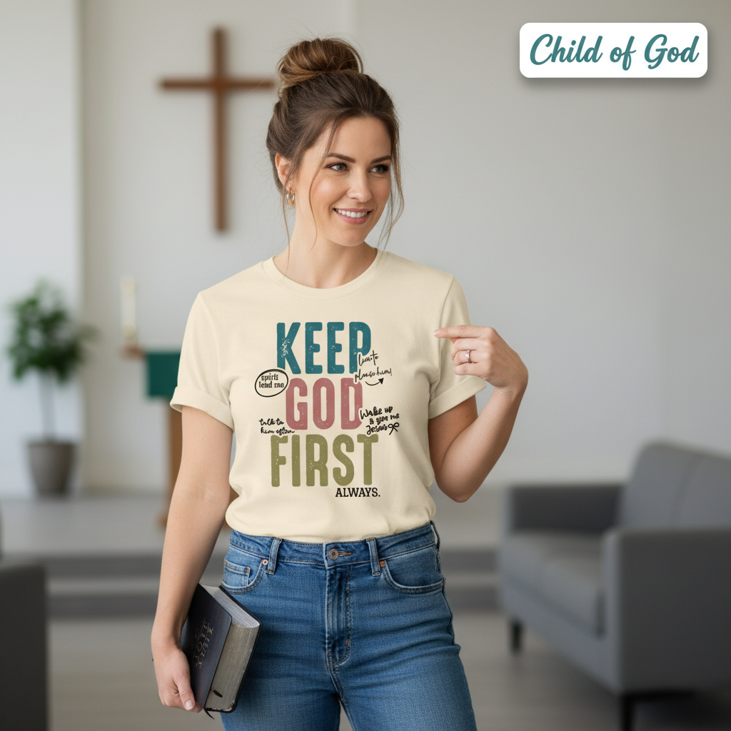 Keep God First T-Shirt_prop_inteact