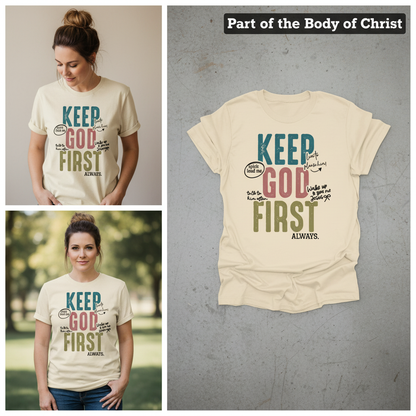 Keep God First T-Shirt_3_panel