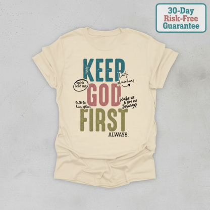 Keep God First T-Shirt_clean