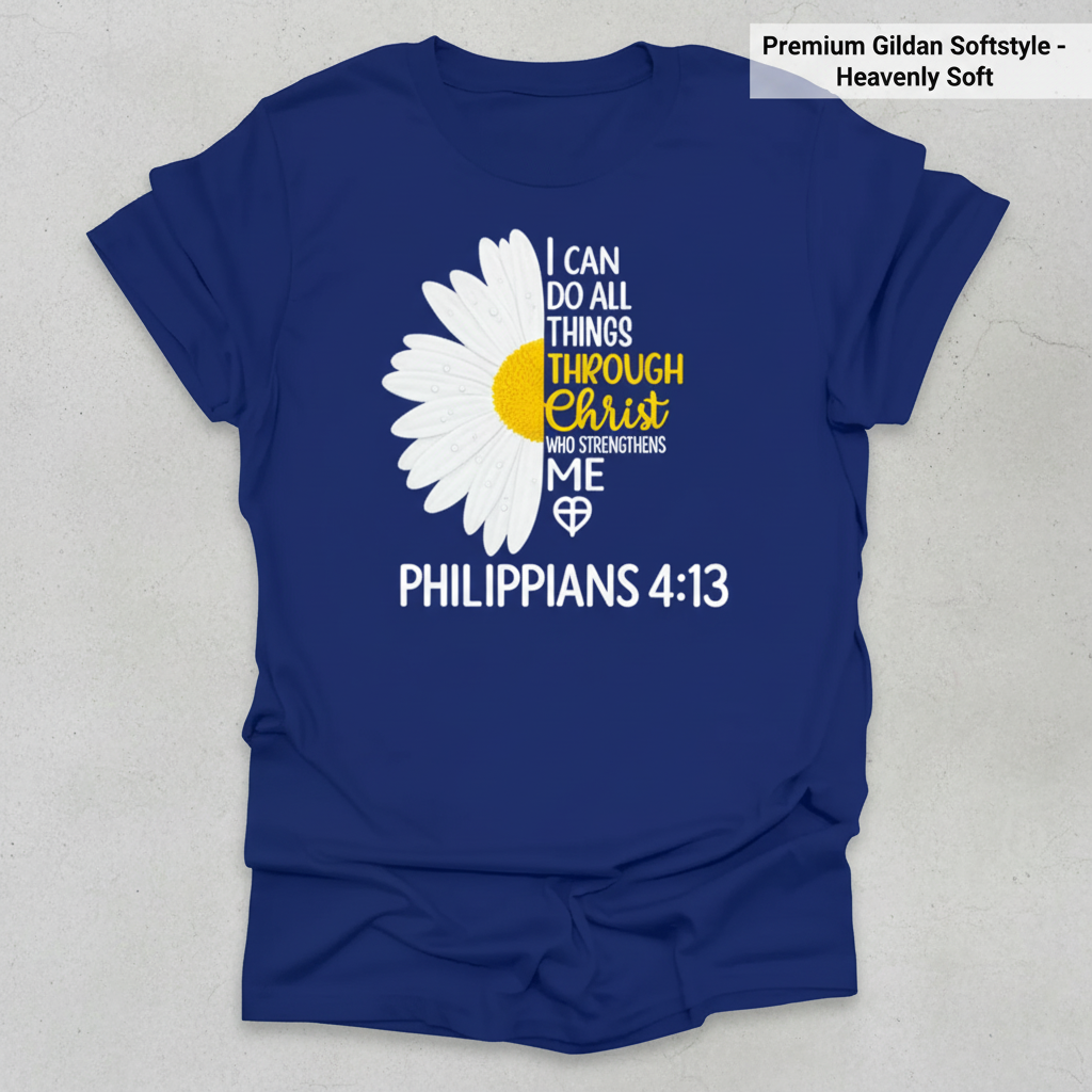 Strength in Christ Daisy T-Shirt_clean