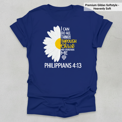 Strength in Christ Daisy T-Shirt_clean